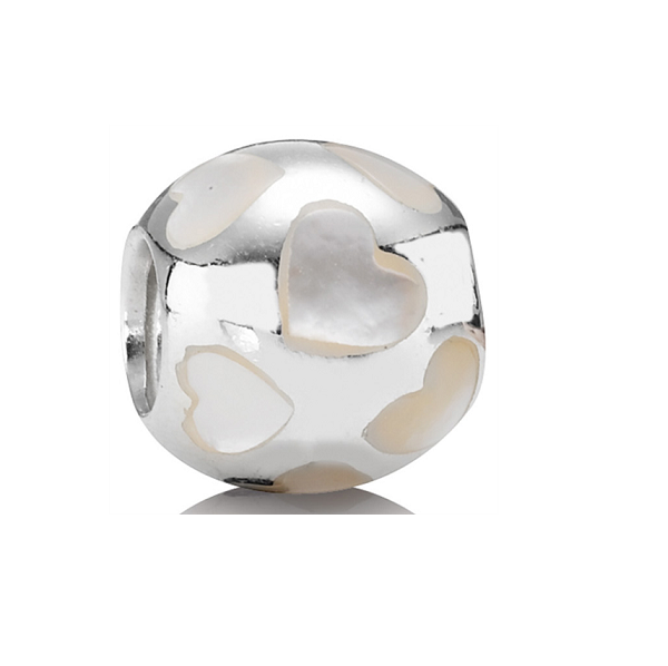 Pandora Sterling Silver Bead with Mother Of Pearl