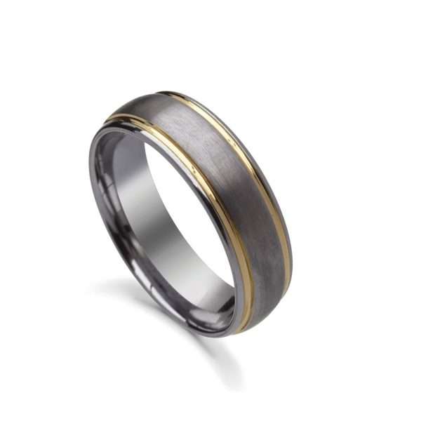 Tungsten Infinity Ring