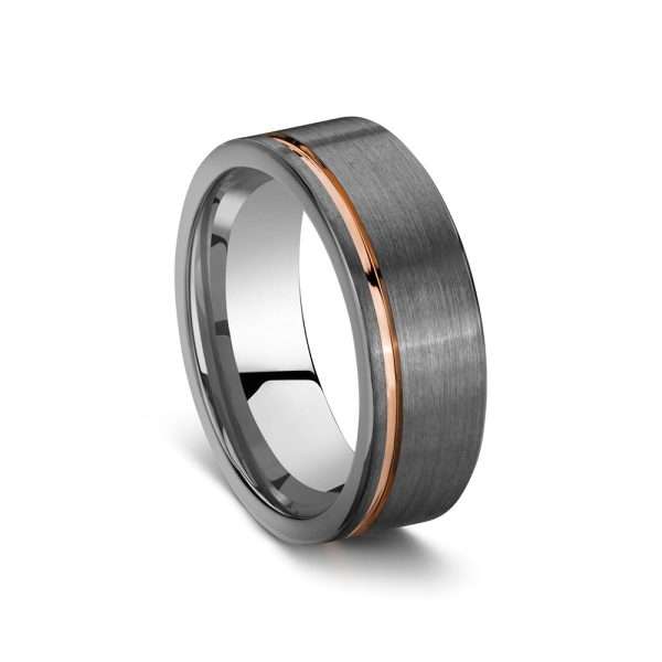 Tungsten Infinity Ring