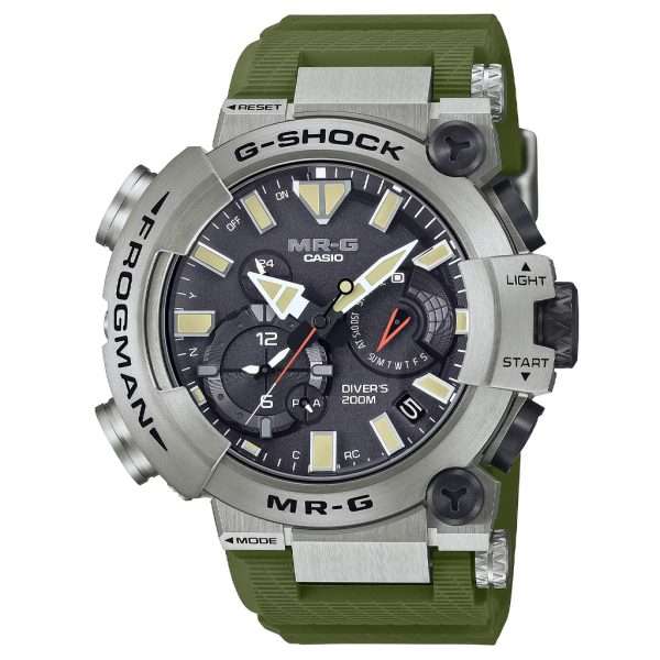 G-Shock MR-G Titanium ISO Diver Solar Bluetooth Radio-Controlled Watch – MRG-BF1000RG-3A