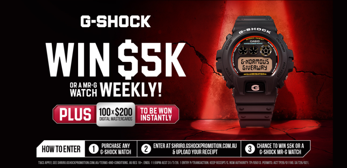 G-SHOCK Giveaway July 2026